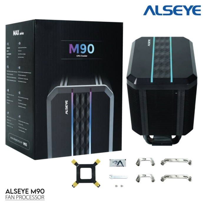 Fan processor CPU Cooler Alseye Max-series M90 RGB | Shopee Malaysia