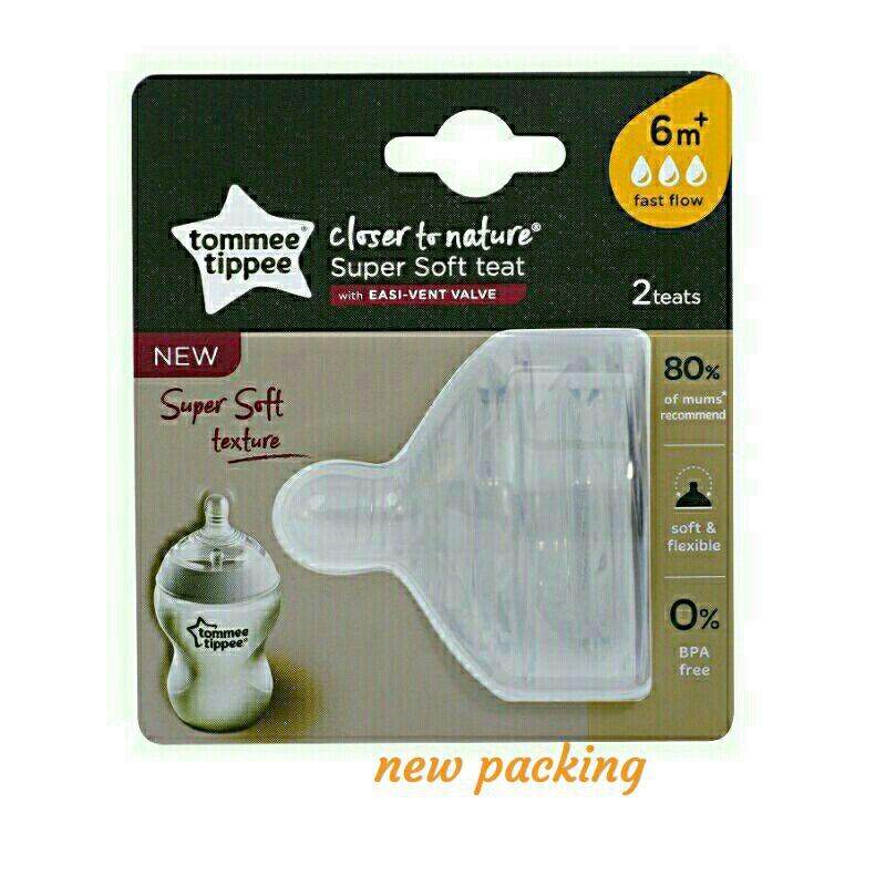 tommee tippee anti colic teats 6m 
