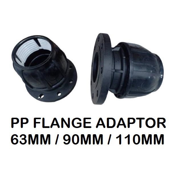 63MM/90MM/110MM POLY FLANGE ADAPTOR HDPE PIPE POLY FITTINGS BLACK