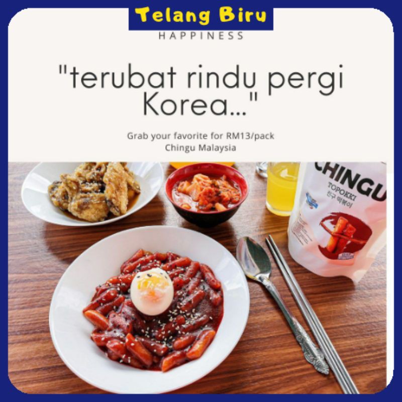Chingu Toppoki Toppokki Halal Tteboekki Korea