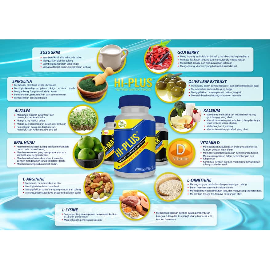 Hi Plus Advanced Formula Height Nutrition For Teen Shopee Malaysia