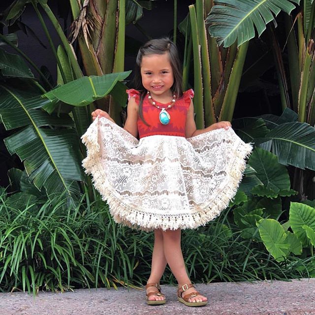 ℒℴѵℯ Baby Girl Moana Costume Polynesian Fancy Dress Summer Clothes Set Shopee Malaysia