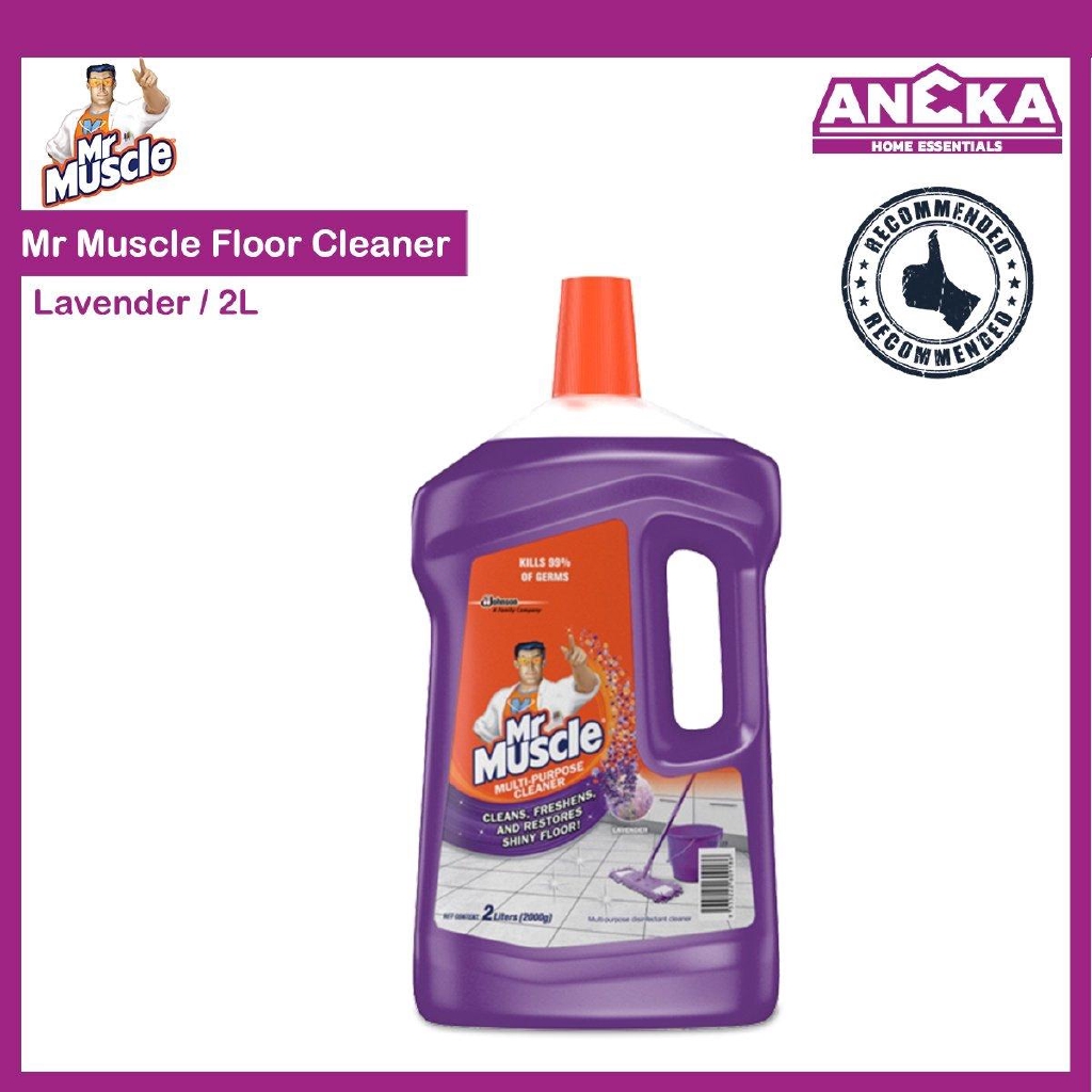 Mr Muscle Floor Cleaner Lavender 2l Shopee Malaysia