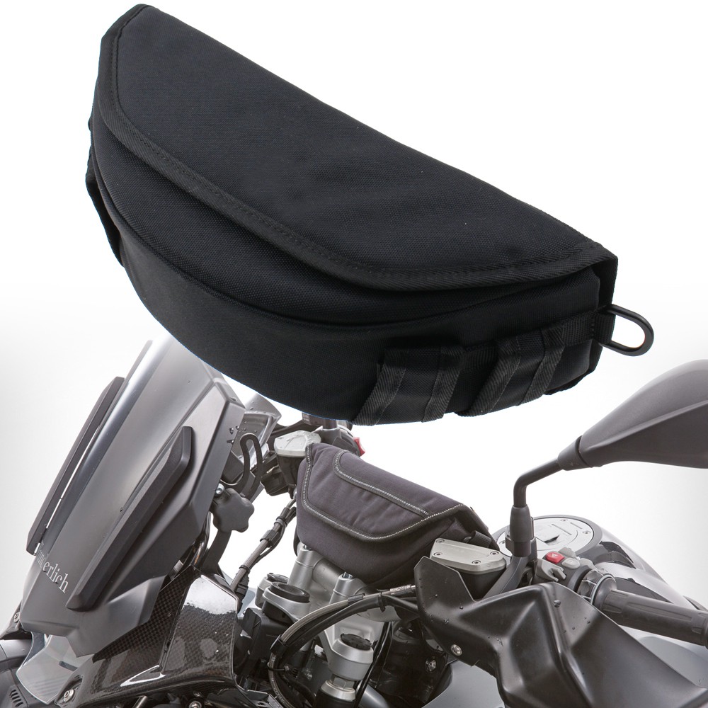 motorcycle handlebar storage