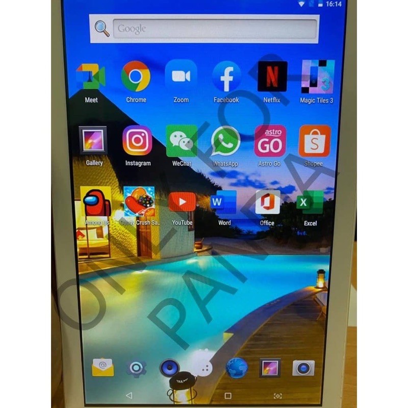 zoom galaxy tab e