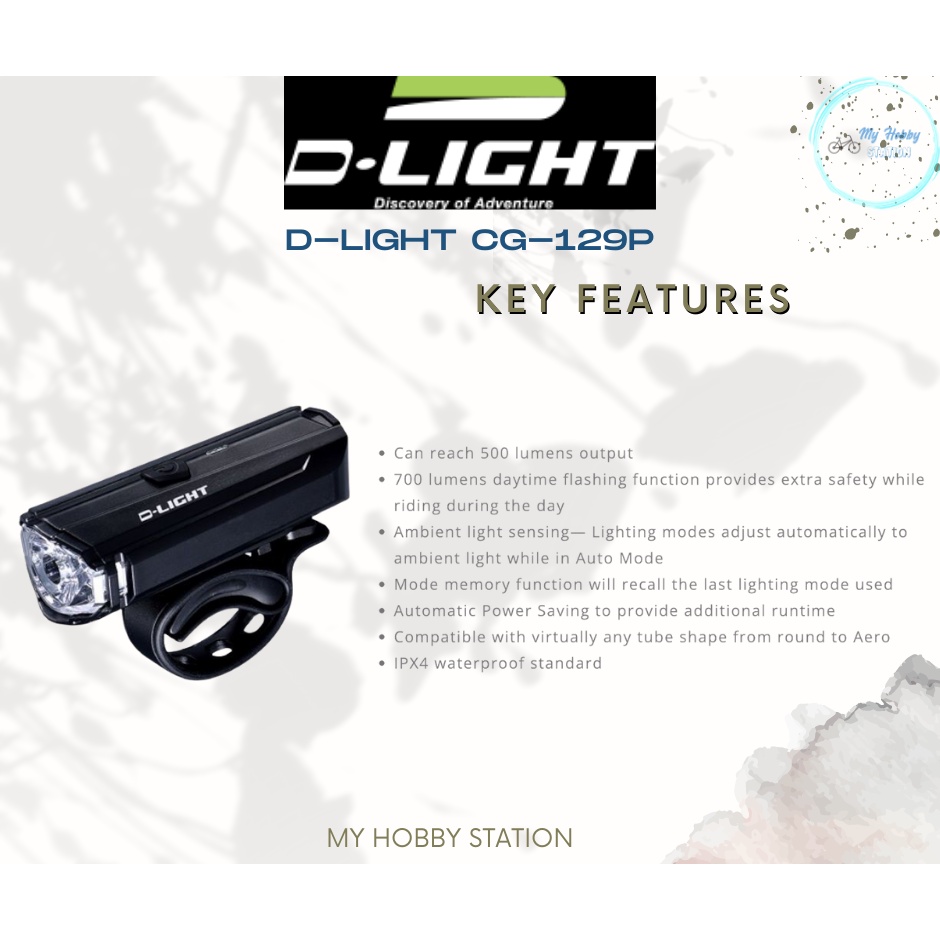 D-light CG-129P 700 lumens daytime flashing