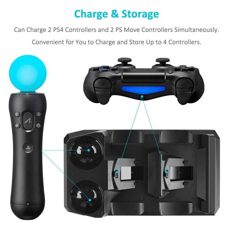 ps move controller red light blinking