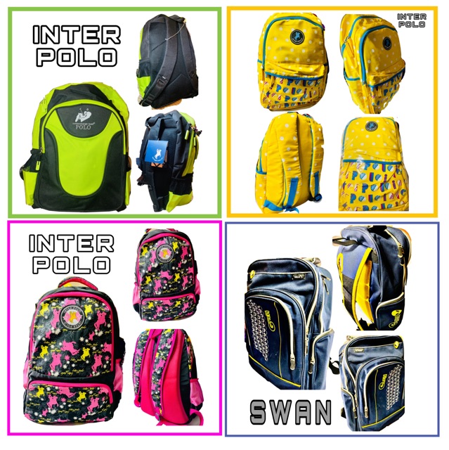 inter polo school bag