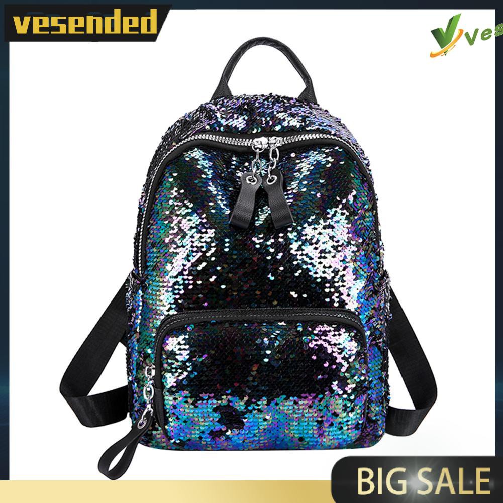 glitter school backpack