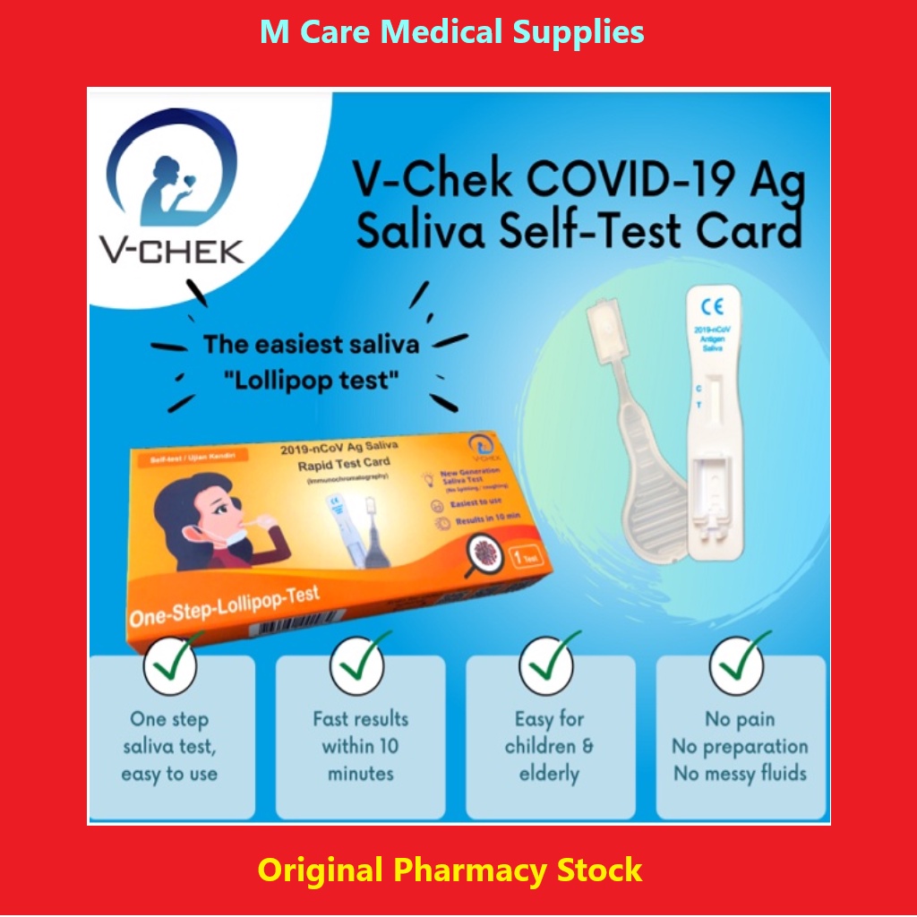 VCHEK Covid19 Lollipop Test Kit (For Children) Shopee Malaysia