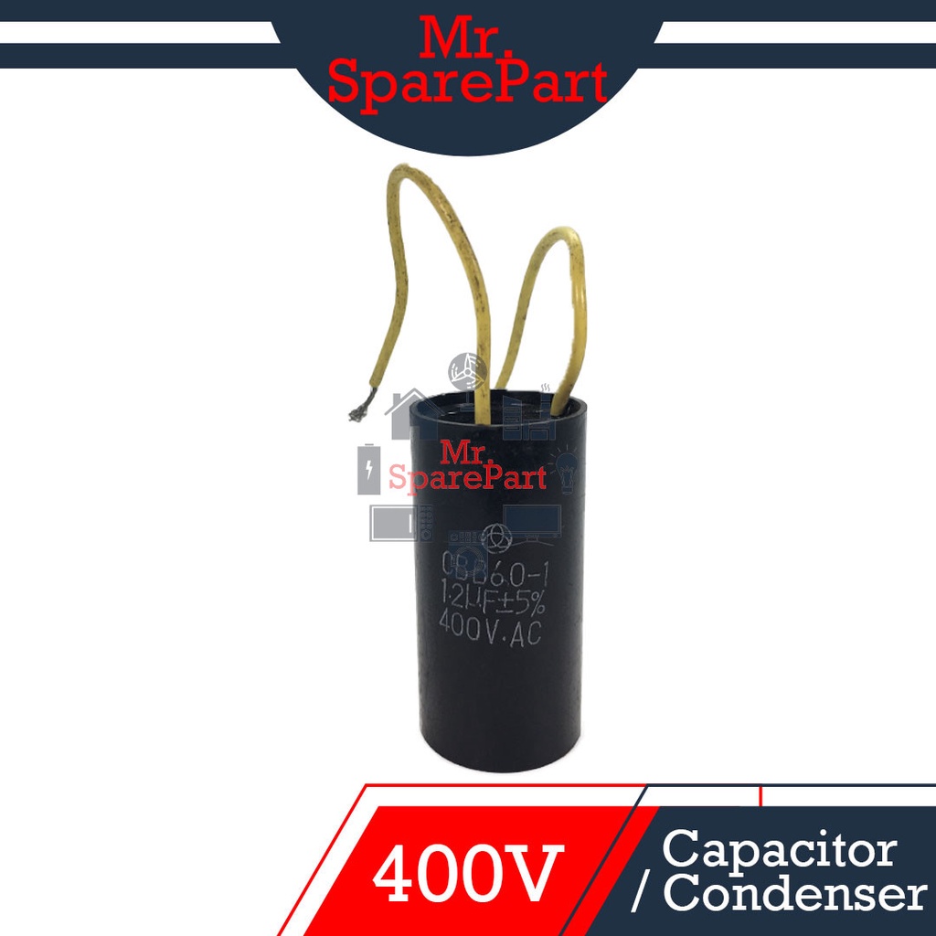 CBB601 Capacitor / Condenser 400V ( Round ) Shopee Malaysia
