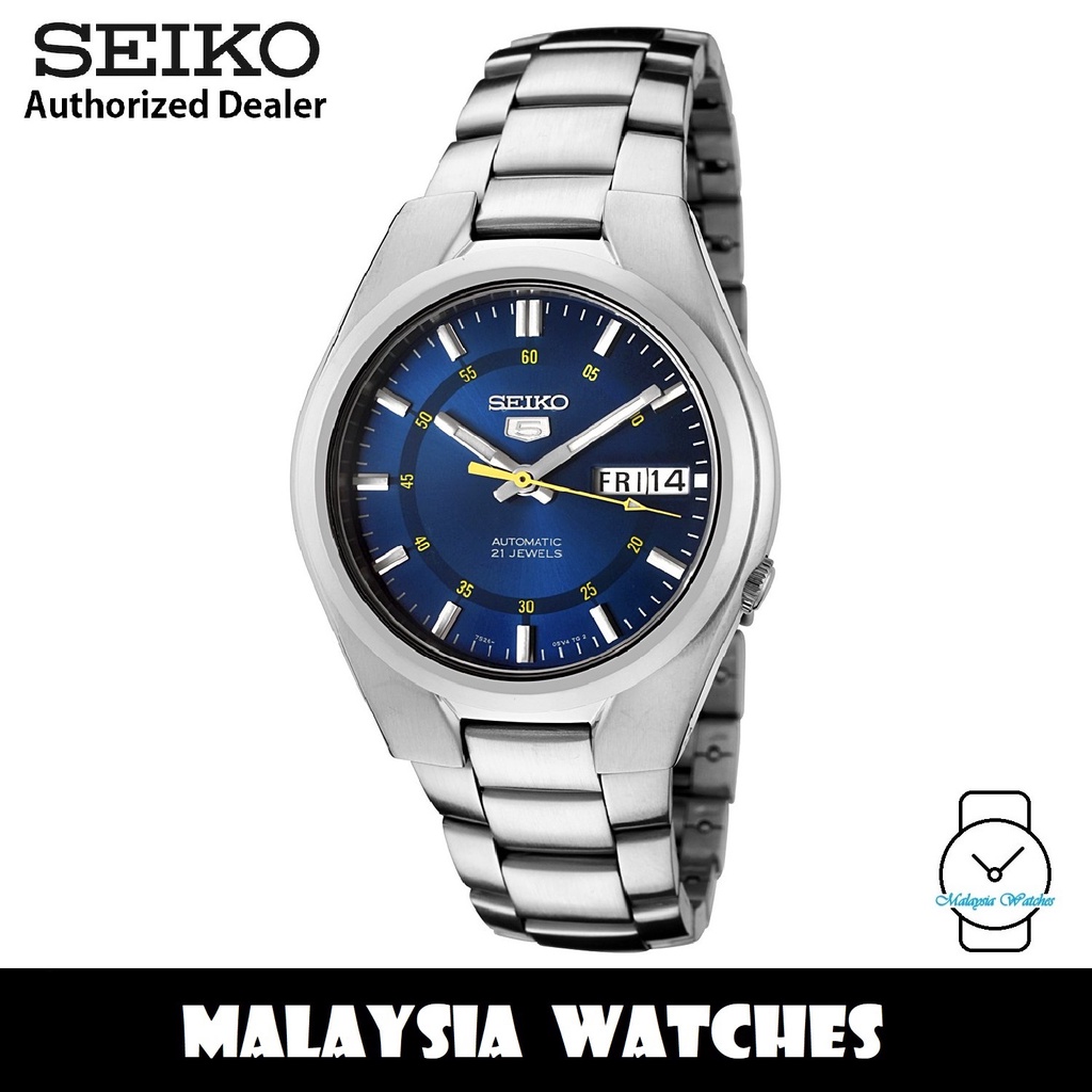 Seiko 5 SNK615K1 Automatic See-thru Back Blue Dial Gents Stainless Steel  Watch (1 Year SEIKO Warranty) | Shopee Malaysia