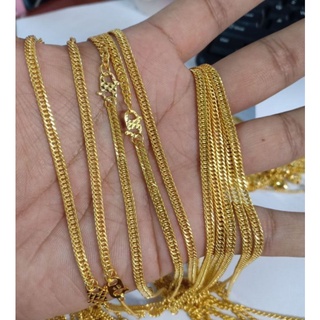 Rantai leher lipan dewasa emas 916 tulen | Shopee Malaysia