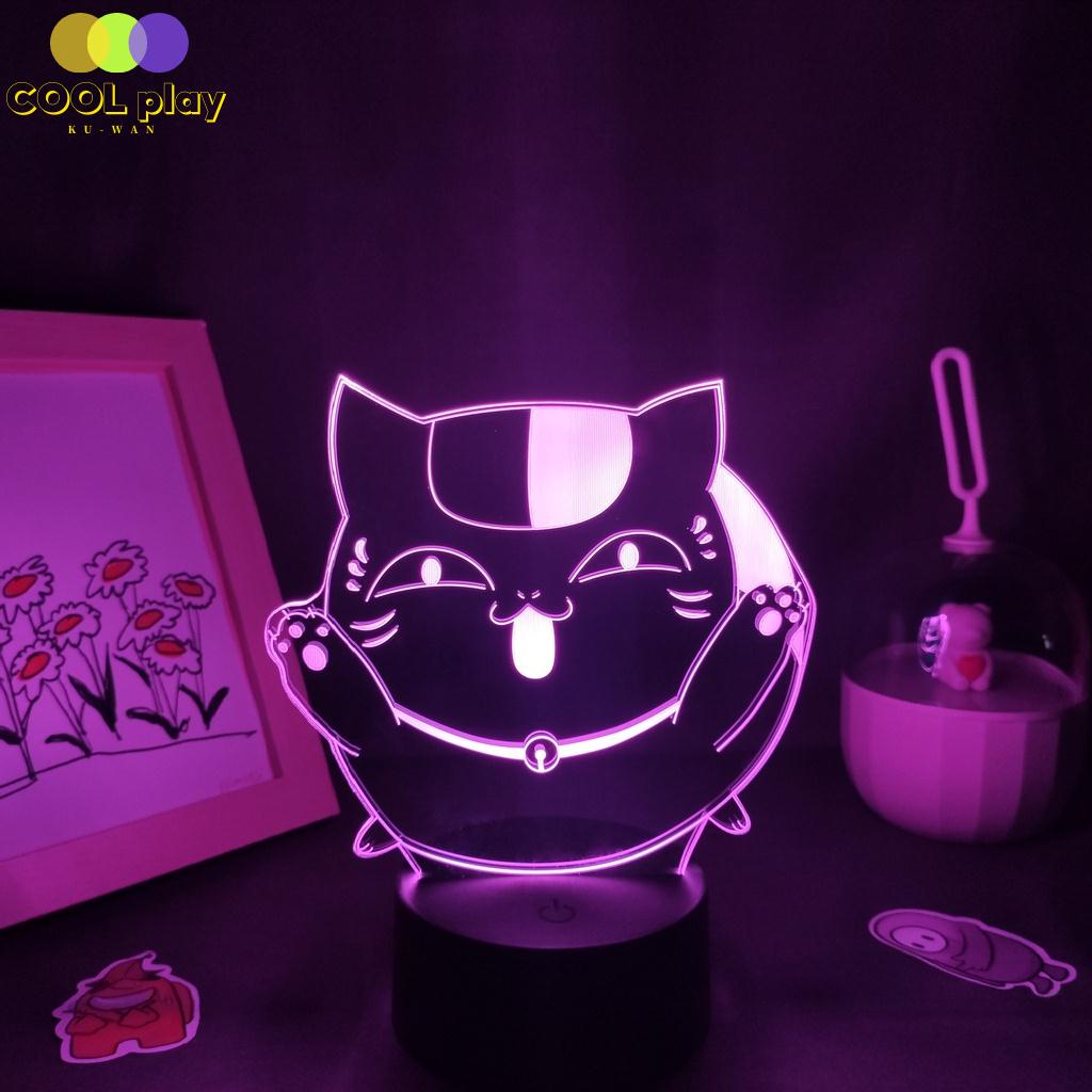 Natsume's Book of Friends 3D Lava Lamps Anime Figure Madara Plutus Cat RGB Neon Night Lights Table Desk Decor Natsume Yuujinchou