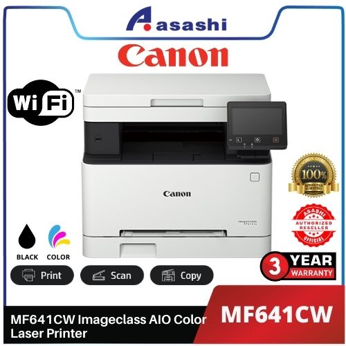 Canon MF641CW Imageclass AIO Color Laser Printer (Print/Scan/Copy/Wireless)