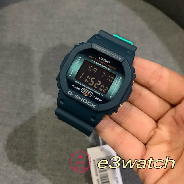 g shock matte blue