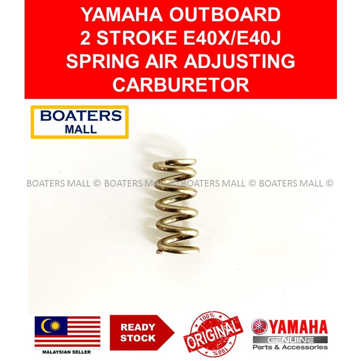 YAMAHA OUTBOARD 6F51433401 SPRING AIR ADJUSTING CARBURETOR 2 STROKE E40X E40J 100 ORIGINAL