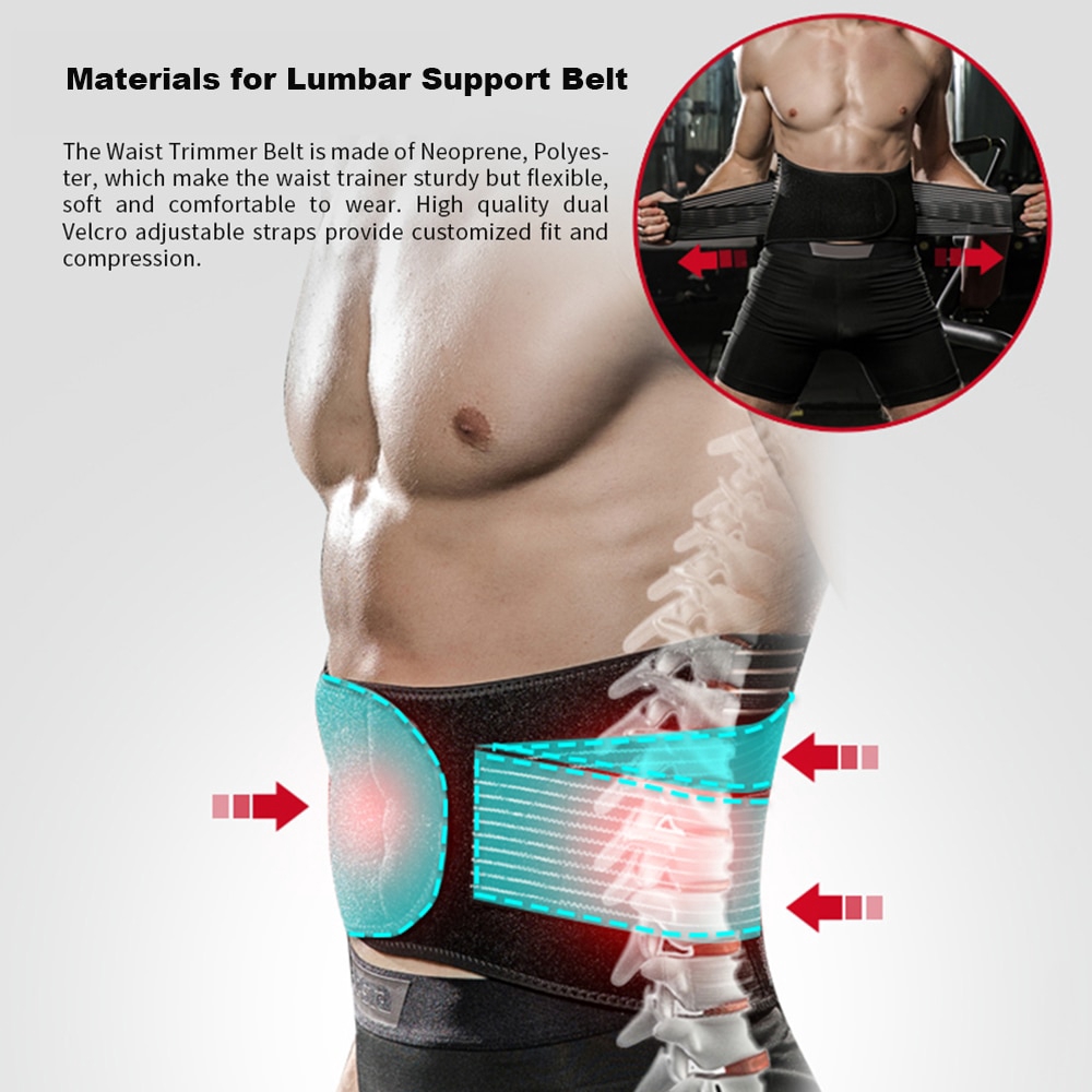 Back Brace Support Belt-lumbar Support Back Brace For Lifting,back Pain