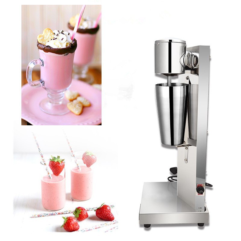 LAF Electric Milkshake Blender Single Mixers Stainless Steel Milk Foam