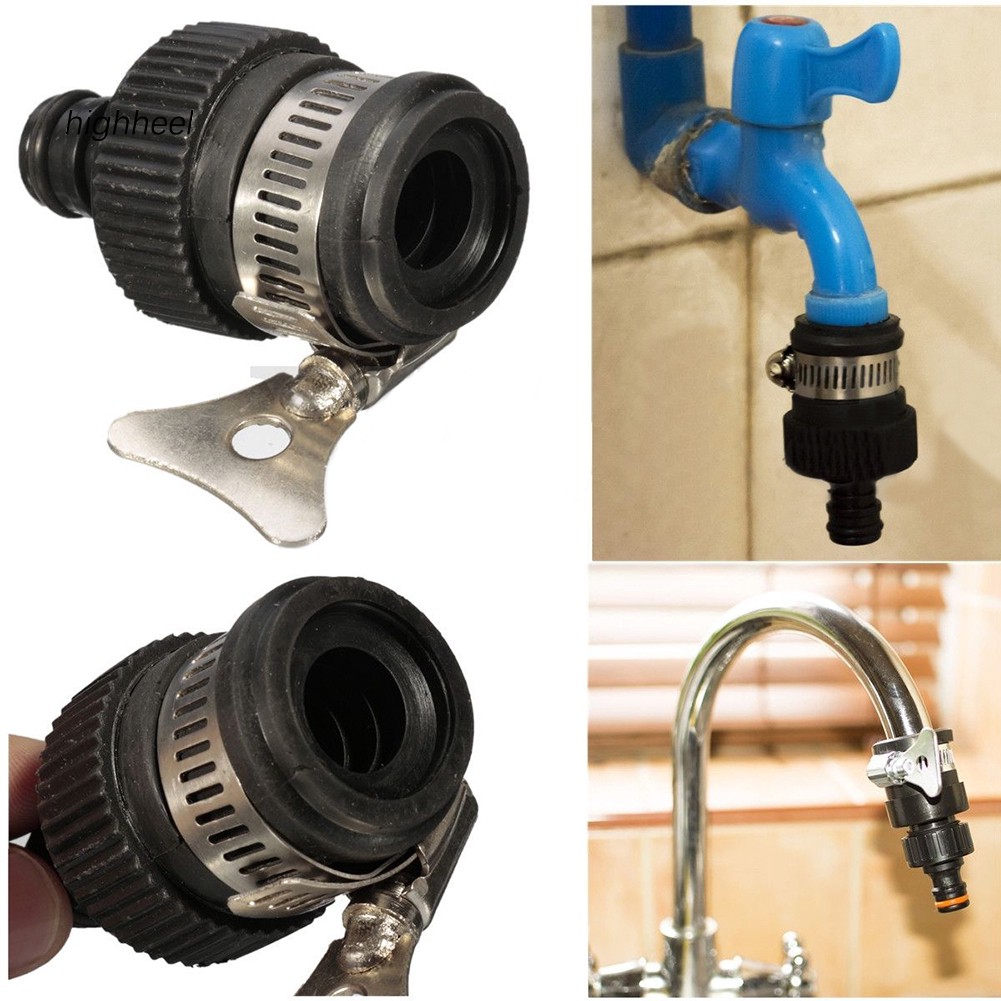 Hh Universal Garden Hose Pipe Tap Connector Mixer Kitchen Bath Tap