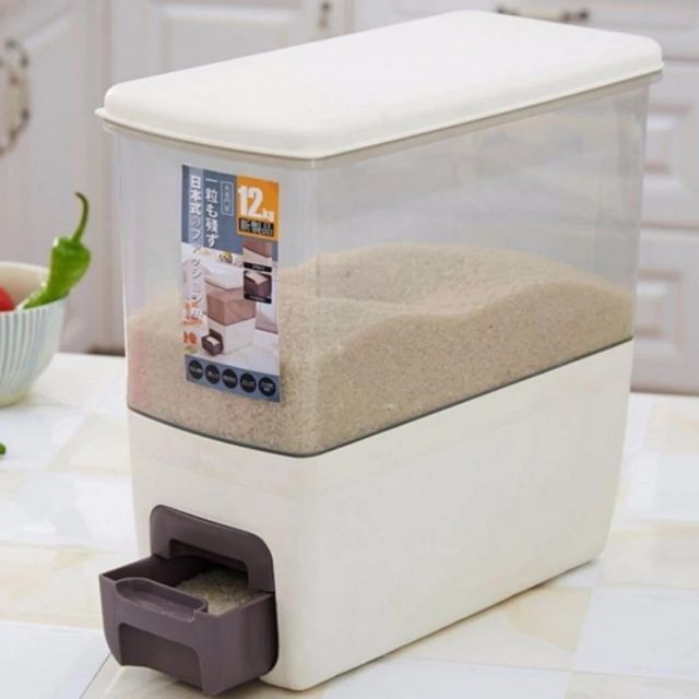 Japanese Food Storage Box Container Rice Dispenser 5kg/10kg/12kg/15kg