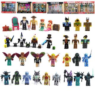 17 Items Legends Of Roblox Mini Action Figures Set Game Toys Kids Gifts Shopee Malaysia - a selection of roblox toys are seen on a display at the
