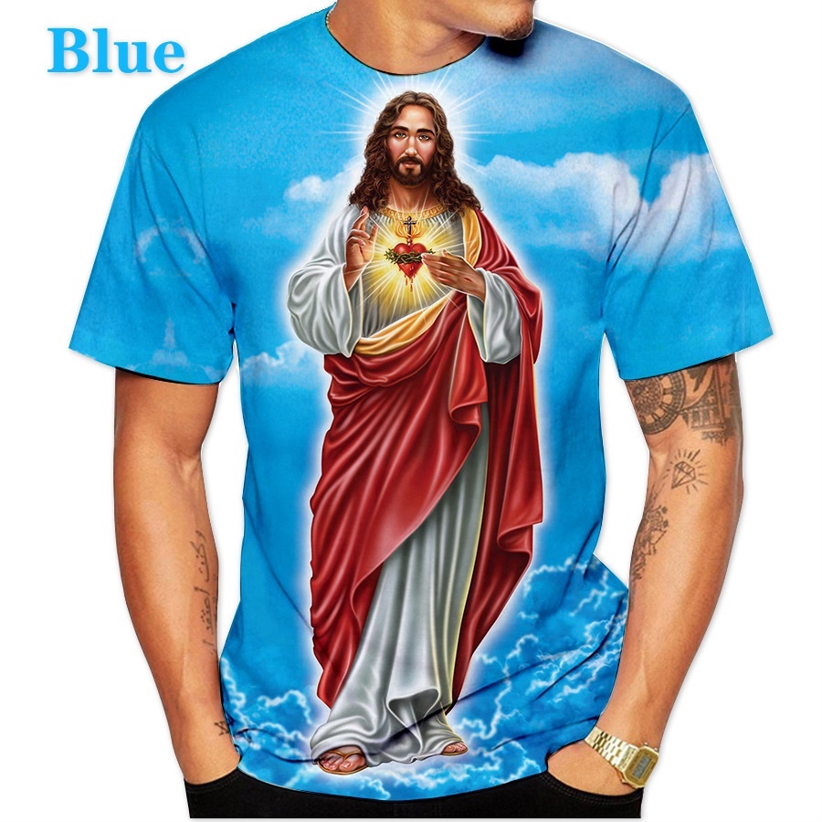 2020 God Men's T-shirt Religion Jesus 