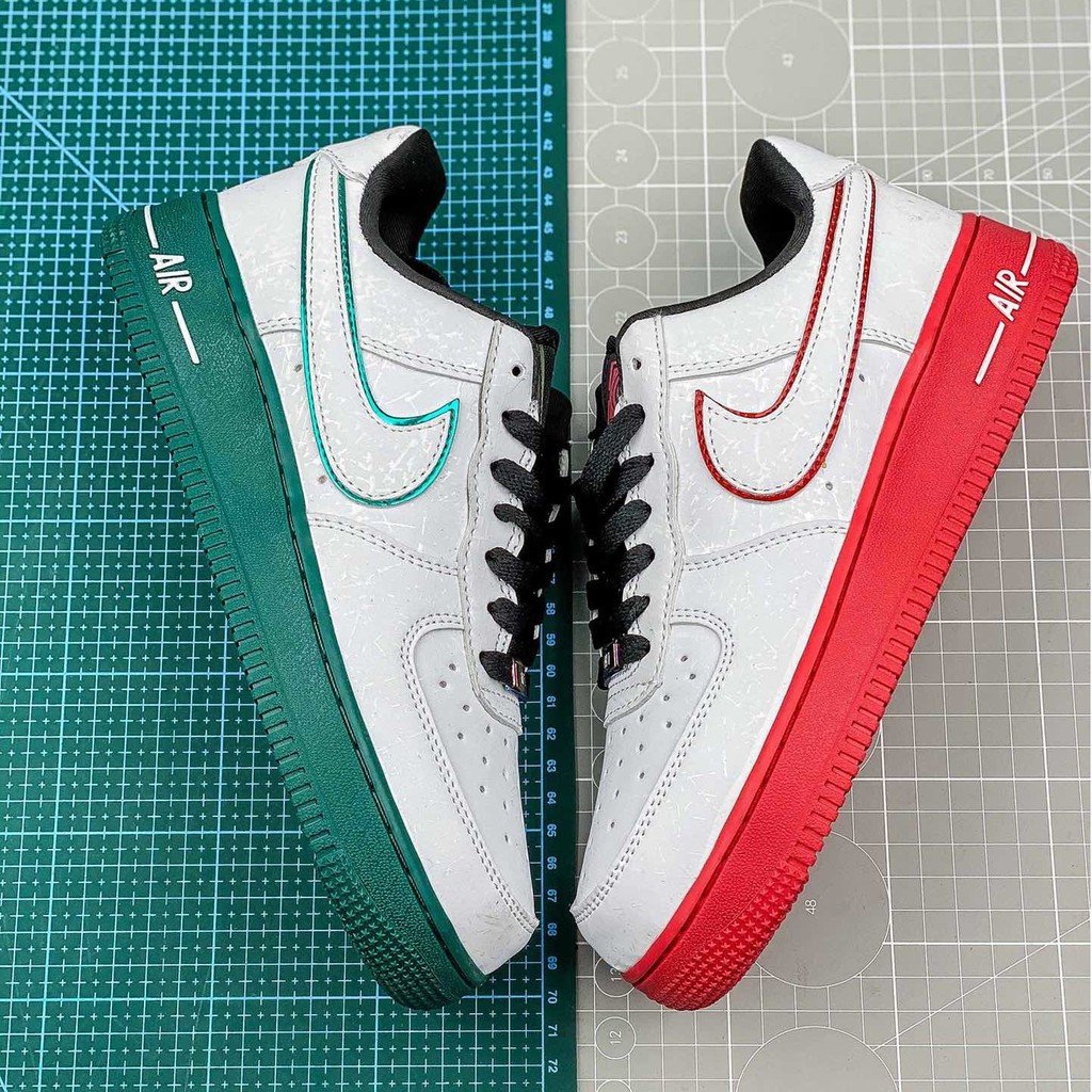 green and red air force 1
