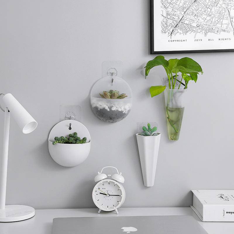 Wall-mounted Flower Pot New Creative Vase Wall Hanging Planter Plant Flower Pot Holder