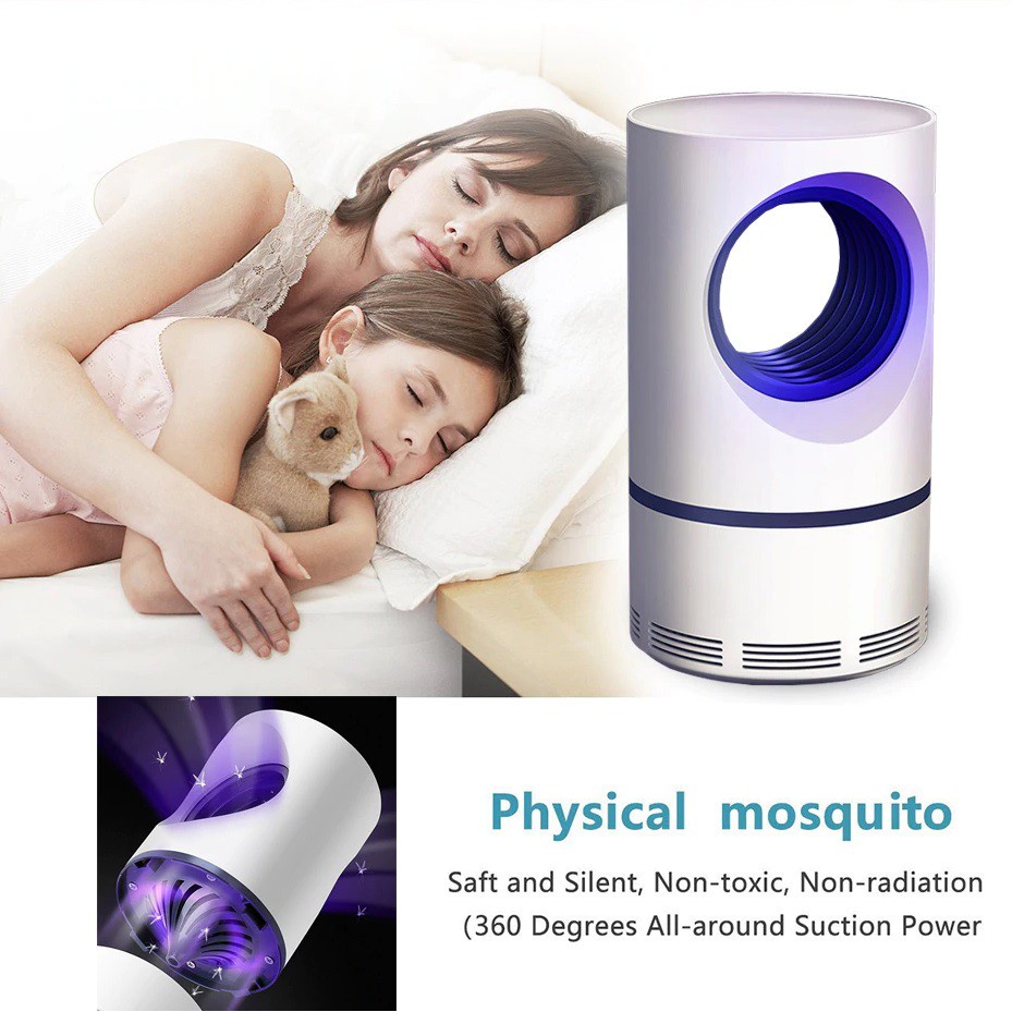 FREE GIFT USB LED Light Electric Insect Killer Fly Bug Mosquito Trap Lamp