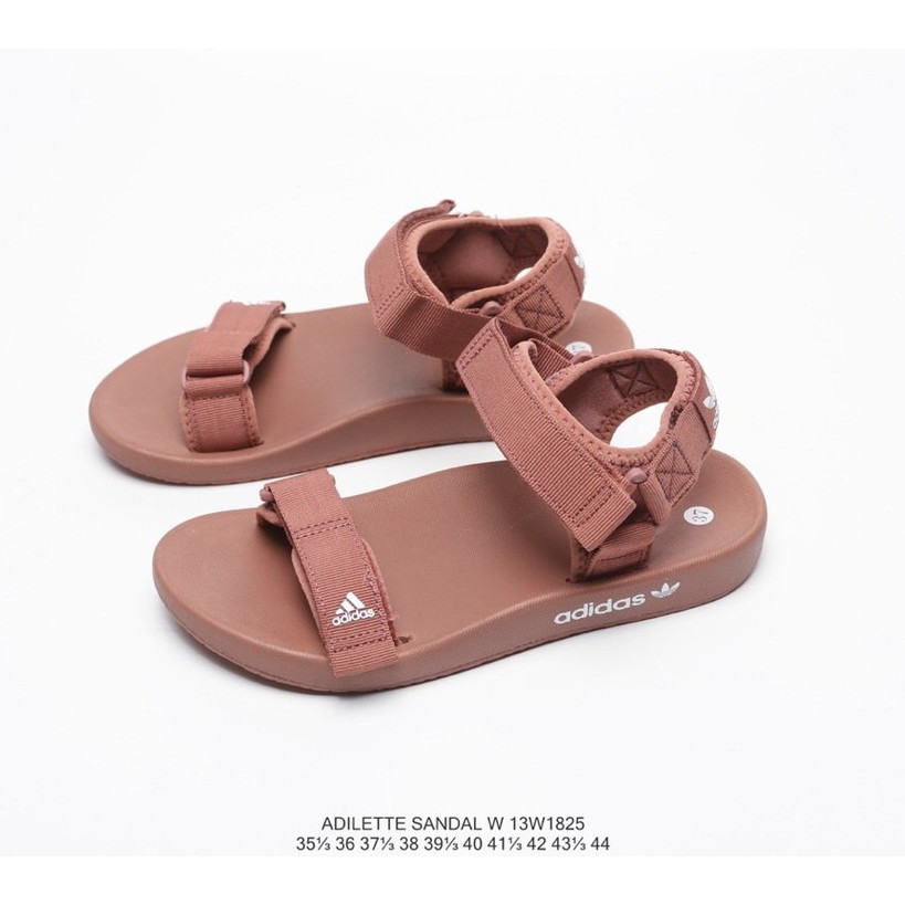 brown adidas sandals