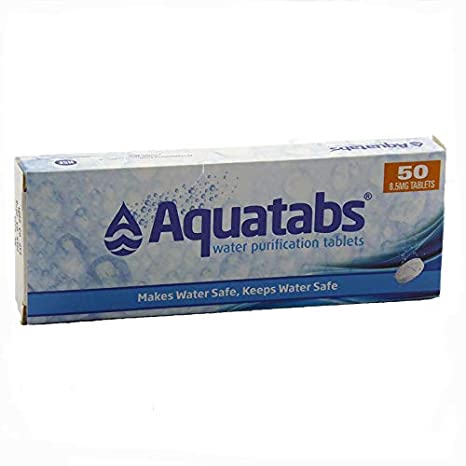 Medentech Aquatabs Water Purification Tablets (50's) EXP: 6/2027