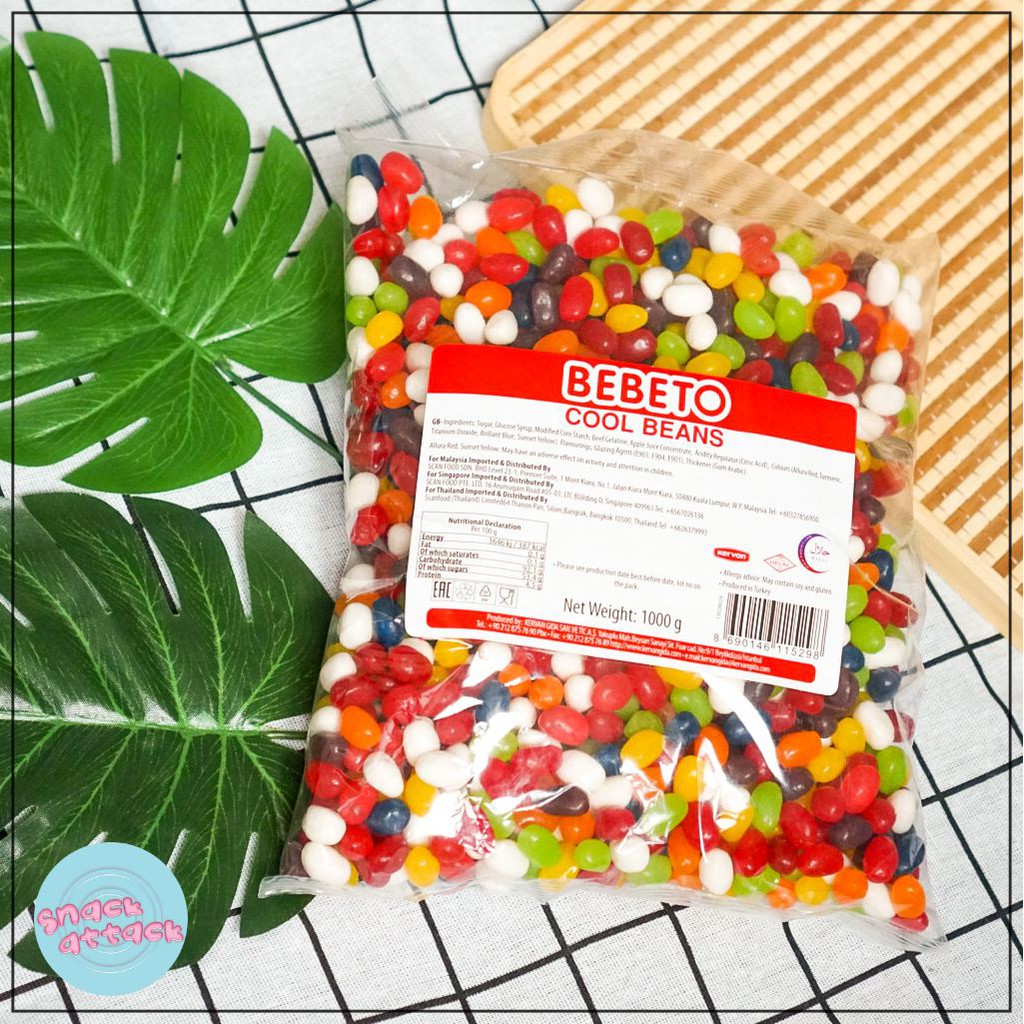 Bebeto Cool Bean Tropix Mix Gummy Candy [HALAL] 1kg [READYSTOCK