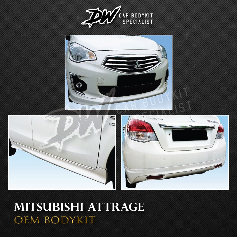 Mitsubishi Attrage Oem Bodykit Fullset/Parts | Shopee Malaysia