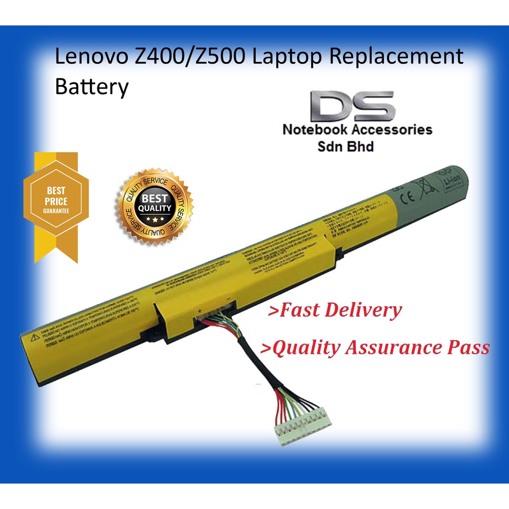 Lenovo Ideapad P500 Z400 Z500 Z510 P400 L12m4e21 Laptop Battery Shopee Malaysia