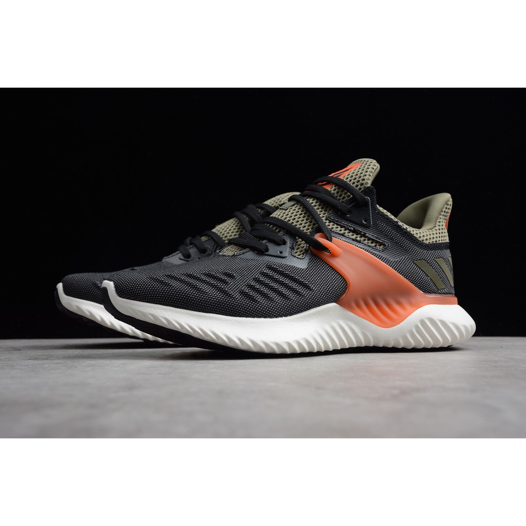 adidas Alphabounce Beyond 2 M Black/Olive/Orange/White BD7099 | Shopee  Malaysia