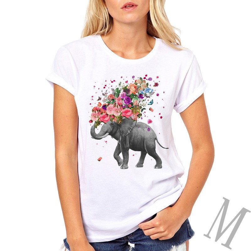elephant t shirt women's
