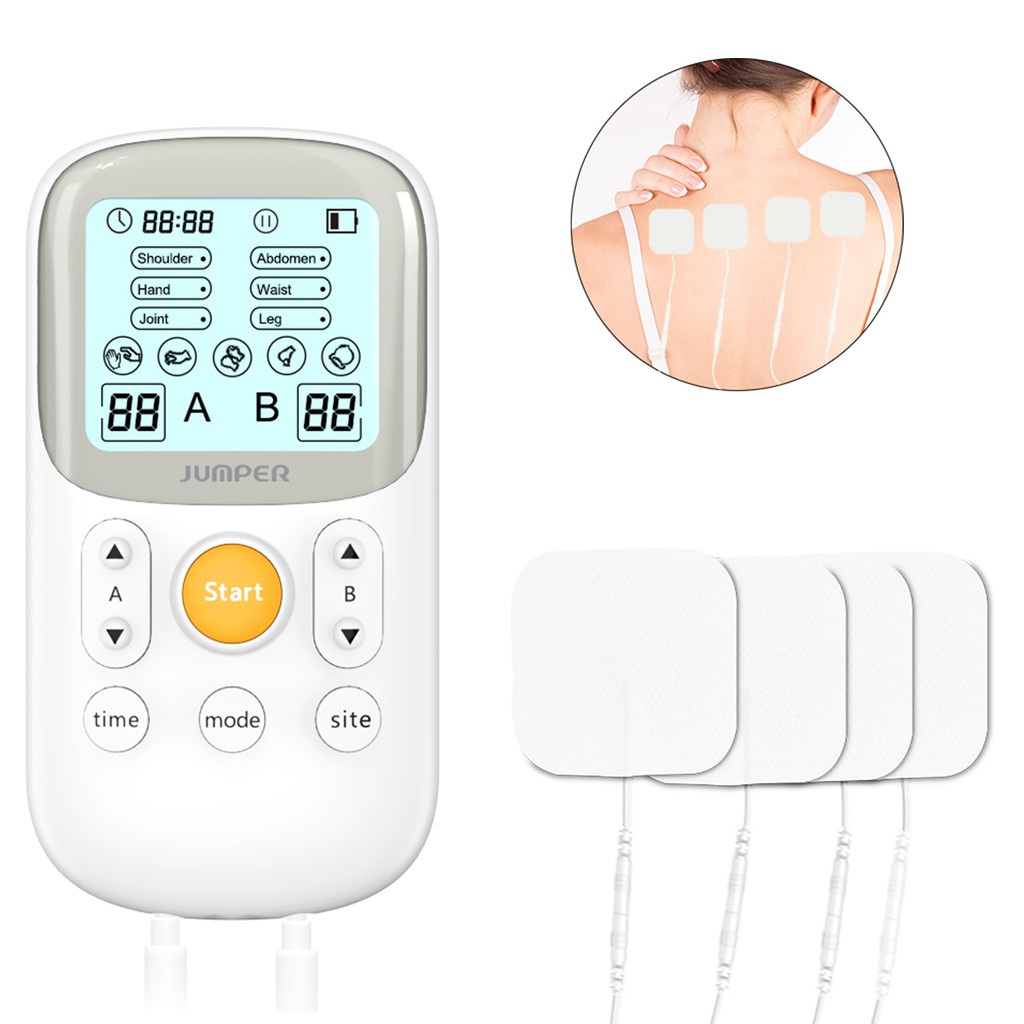New TENS Therapy Pads Electronic Body Massager Acupuncture Pain Relief ...