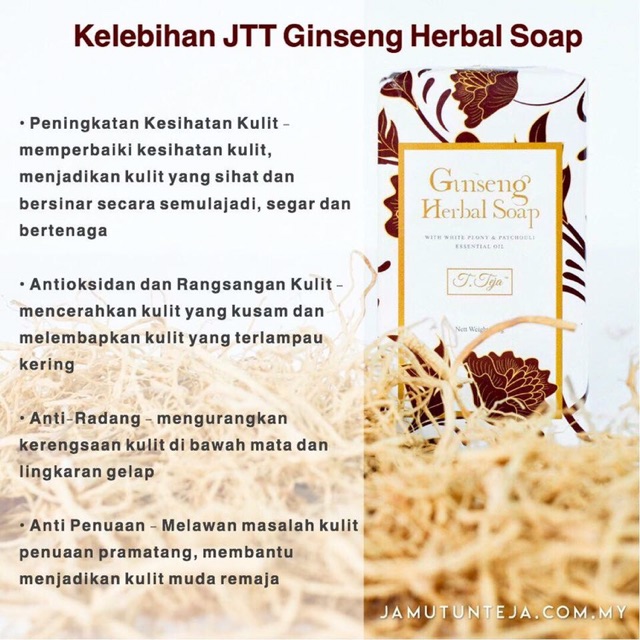 Ginseng Herbal Soap By Jtt Shopee Malaysia