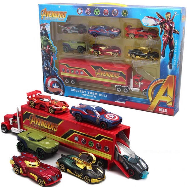 Hot Wheels (OEM) - The Avengers series (with conveyor truck) | Shopee ...