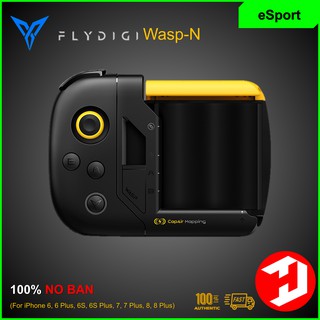 [100% NO BAN] FLYDIGI WASP-N Gamepad for iPhone 6 - 8 Plus (PUBG Mobile  Legends) - 