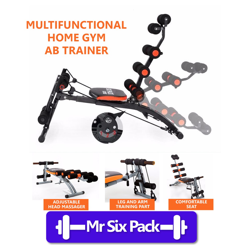 Multifunctional Six Pack Care Abdominal Home Gym Ab Trainer
