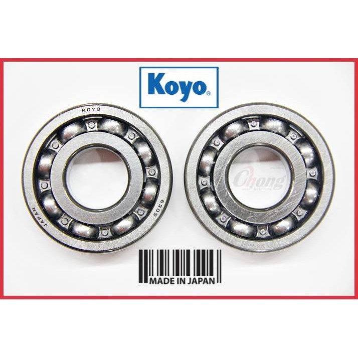 Yamaha Lc135 Crankshaft Bearing Original Koyo Japan Shopee Malaysia