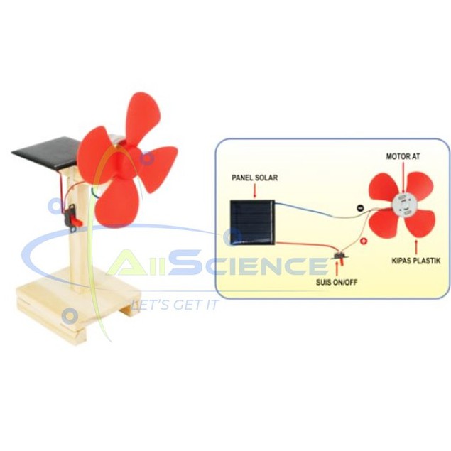 Diy Solar Fan Kit For School Rbt Project Diy Kipas Solar Stem Shopee Malaysia