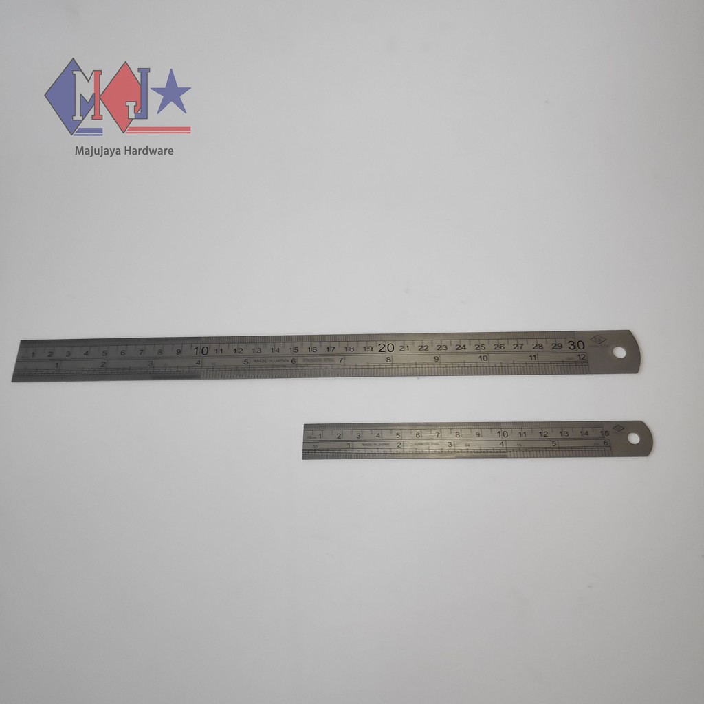 ENDO KEIKI Stainless Steel Ruler Metal Long Ruler Scale Iron Ruler