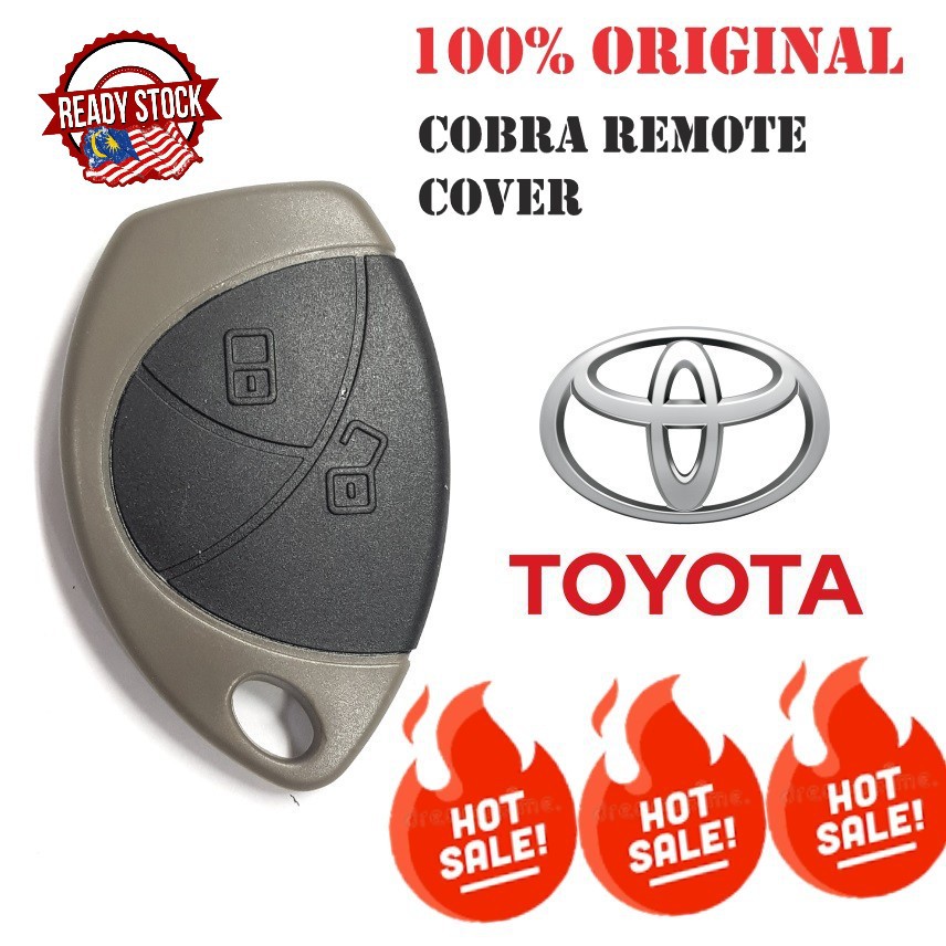 【ORIGINAL】COBRA Car Alarm Remote Control Key Cover Case FOR TOYOTA