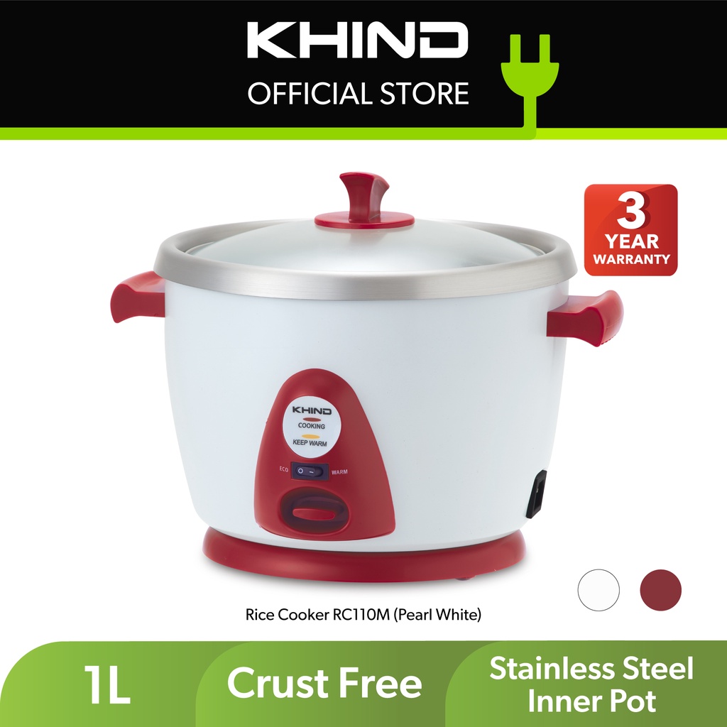 Khind 1L Anshin Rice Cooker RC110M Shopee Malaysia