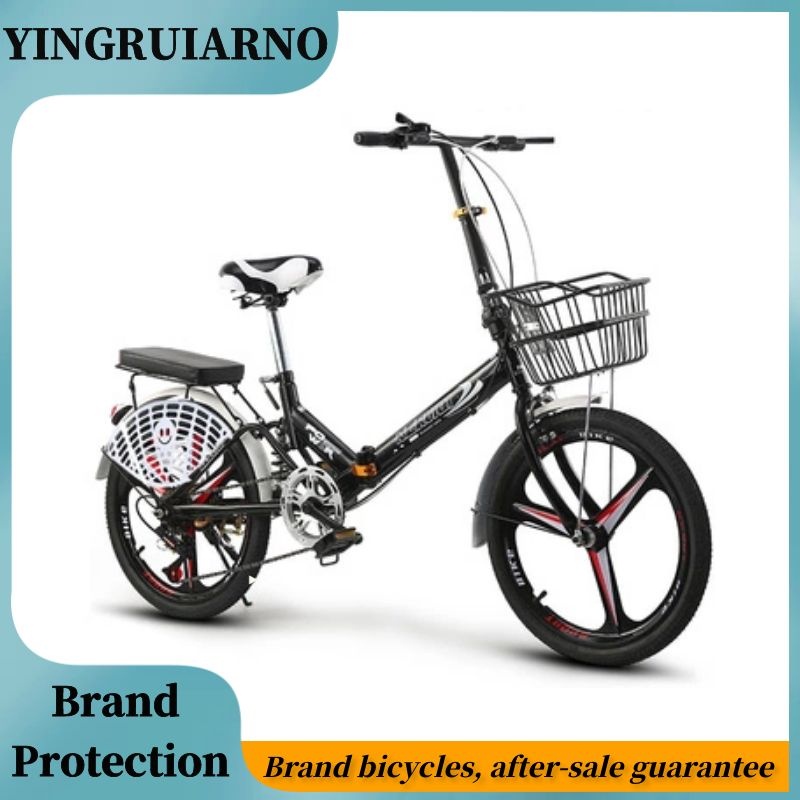 ARNO-Variable speed folding bike 20 inch bicycle bi-fold carbon steel shock/basikal lipat/basikal budak