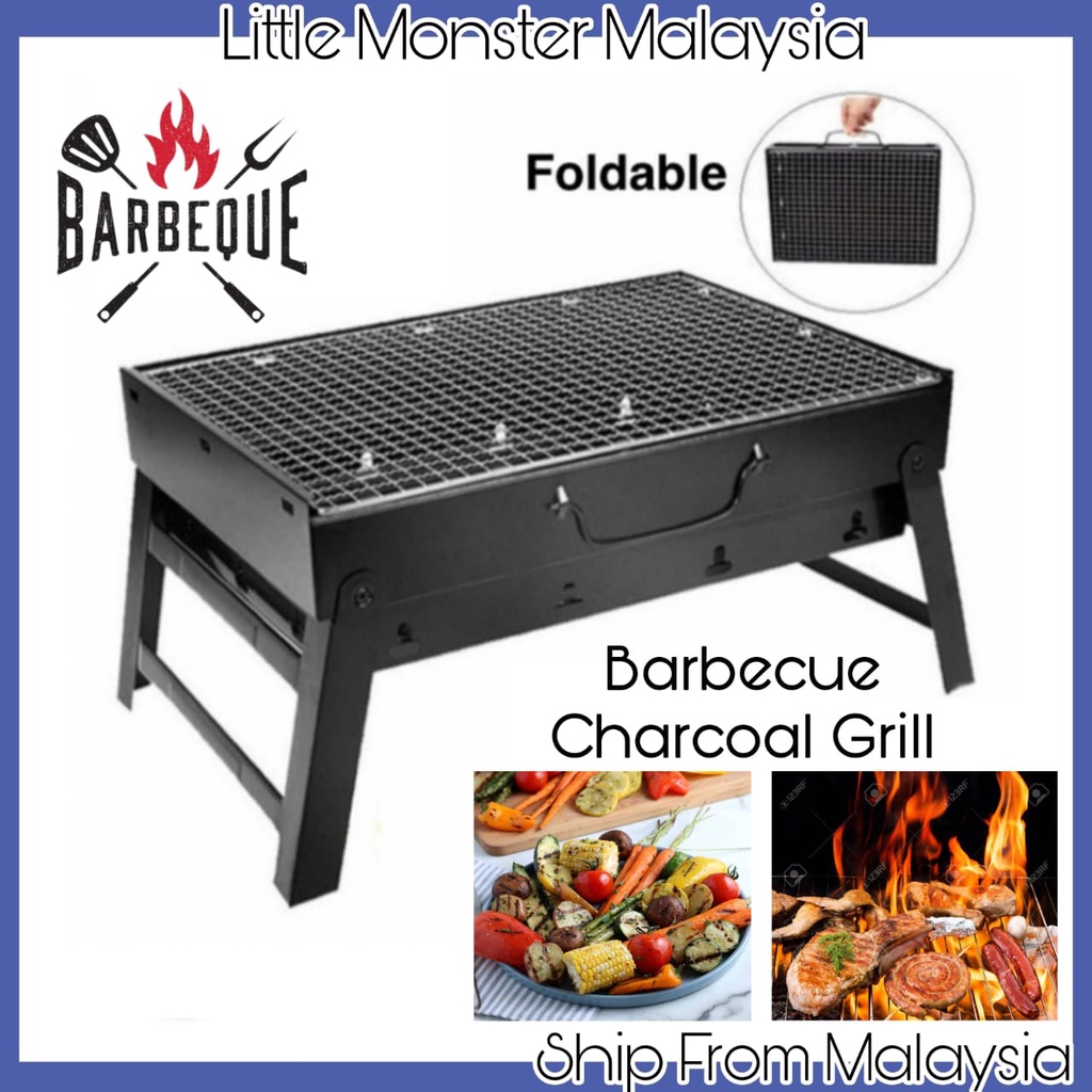Portable BBQ Grill Outdoor Folding Barbecue Outdoor Charcoal Grill BBQ