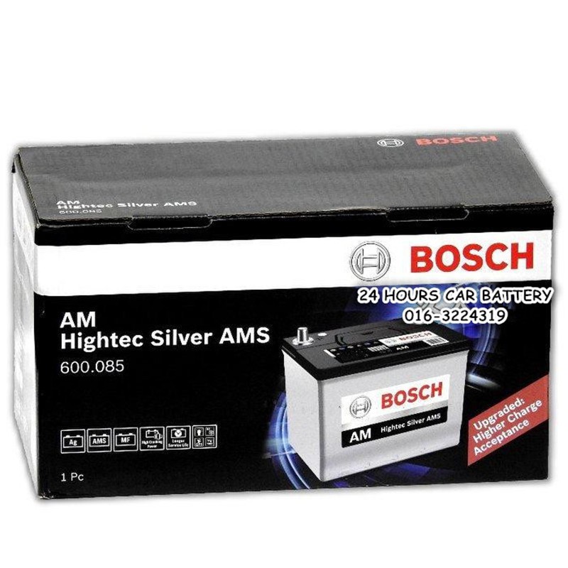 Bosch Hightec Silver Ams Din 100 600 085 Automotive Car Battery Shopee Malaysia